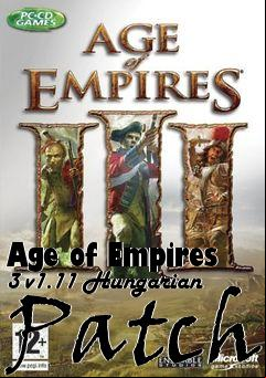 Box art for Age of Empires 3 v1.11 Hungarian Patch