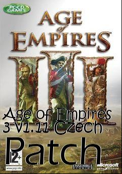 Box art for Age of Empires 3 v1.11 Czech Patch