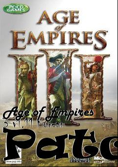 Box art for Age of Empires 3 v1.11 Korean Patch