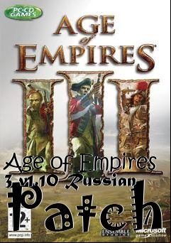 Box art for Age of Empires 3 v1.10 Russian Patch