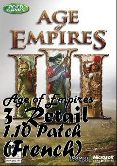 Box art for Age of Empires 3 Retail 1.10 Patch (French)