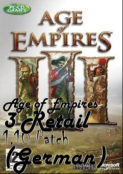 Box art for Age of Empires 3 Retail 1.10 Patch (German)