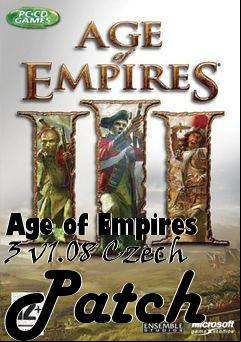 Box art for Age of Empires 3 v1.08 Czech Patch
