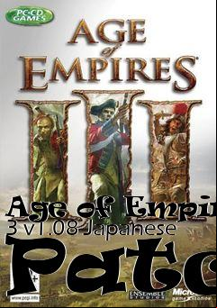 Box art for Age of Empires 3 v1.08 Japanese Patch
