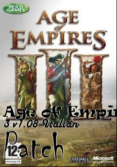 Box art for Age of Empires 3 v1.08 Italian Patch