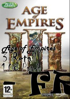 Box art for Age of Empires 3 Retail 1.08 Patch - FR