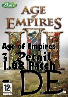 Box art for Age of Empires 3 Retail 1.08 Patch - DE