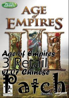 Box art for Age of Empires 3 Retail v1.07 Chinese Patch