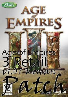 Box art for Age of Empires 3 Retail v1.07 Korean Patch