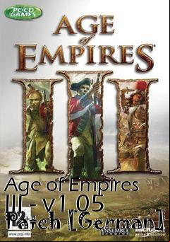 Box art for Age of Empires III - v1.05 Patch [German]