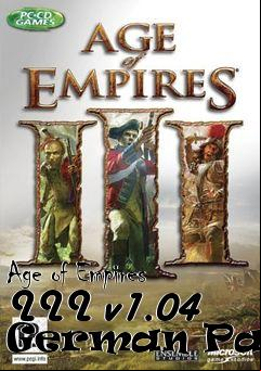 Box art for Age of Empires III v1.04 German Patch