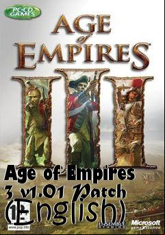 Box art for Age of Empires 3 v1.01 Patch (English)