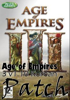 Box art for Age of Empires 3 v1.10 Korean Patch