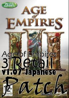 Box art for Age of Empires 3 Retail v1.07 Japanese Patch