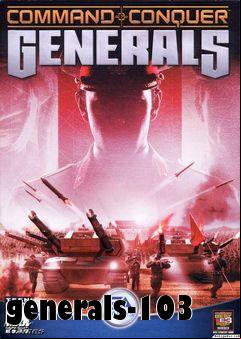 Box art for generals-103