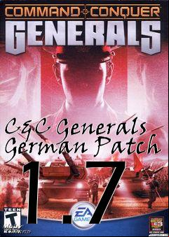 Box art for C&C Generals German Patch 1.7