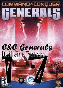 Box art for C&C Generals Italian Patch 1.7