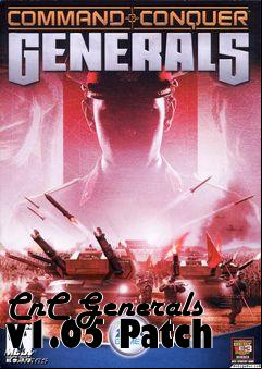 Box art for CnC Generals v1.05 Patch