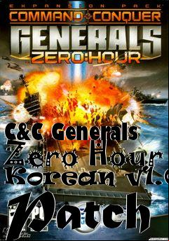 Box art for C&C Generals Zero Hour Korean v1.04 Patch