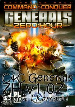 Box art for C&C Generals ZH v1.02 Patch [Korean]