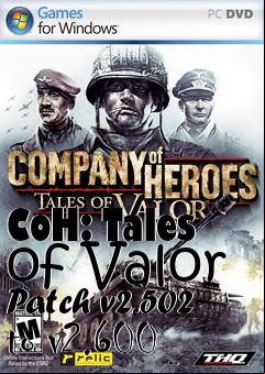 Box art for CoH: Tales of Valor Patch v2.502 to v2.600