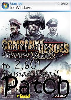 Box art for Company of Heroes 2.600 to 2.601 Russian Retail Patch