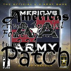 Box art for Americas Army Special Forces v2.2 to v2.2.1 Patch