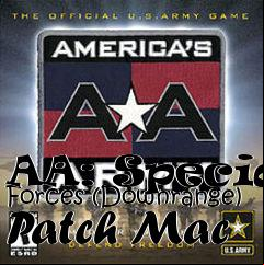 Box art for AA: Special Forces (Downrange) Patch Mac