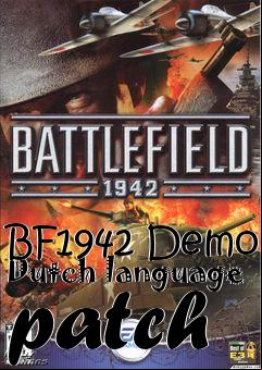 Box art for BF1942 Demo Dutch language patch