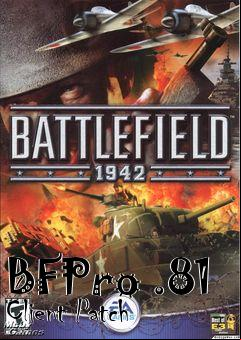 Box art for BFPro .81 Client Patch