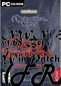 Box art for NWN: HotU v1.68 Beta 2 Uninstall Win Patch (FR)