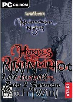 Box art for NWN: HotU 1.67 to 1.68 Beta 2 German Patch (Win)