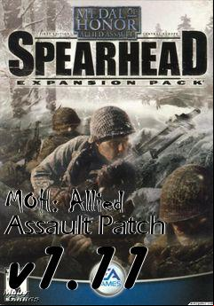 Box art for MOH: Allied Assault Patch v1.11