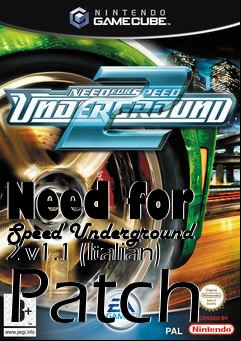 Box art for Need for Speed Underground 2 v1.1 (Italian) Patch