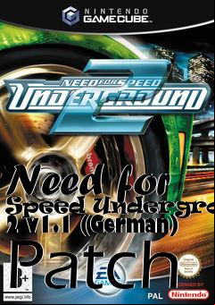 Box art for Need for Speed Underground 2 v1.1 (German) Patch