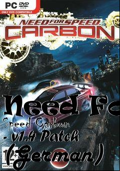 Box art for Need For Speed Carbon - v1.4 Patch (German)