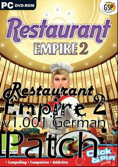 Box art for Restaurant Empire 2 v1.001 German Patch