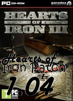 Box art for Hearts of Iron Patch 1.04