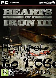 Box art for Hearts of Iron 1.06b to 1.06c (Czech) Patch