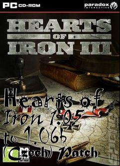 Box art for Hearts of Iron 1.05 to 1.06b (Czech) Patch