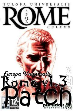 Box art for Europa Universalis: Rome v1.3 Patch