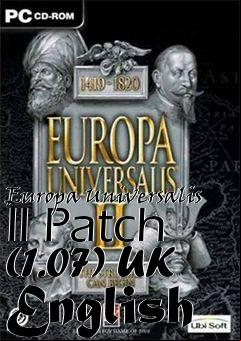 Box art for Europa Universalis II Patch (1.07) UK English