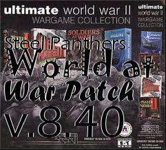 Box art for Steel Panthers World at War Patch v.8.40