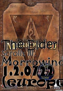 Box art for The Elder Scrolls III: Morrowind 1.2.0722 (europea