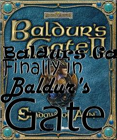 Box art for Baldurs Gate