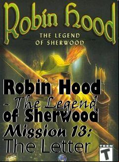 Box art for Robin Hood - The Legend of Sherwood