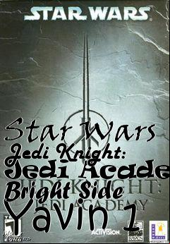 Box art for Star Wars Jedi Knight: Jedi Academy