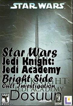 Box art for Star Wars Jedi Knight: Jedi Academy