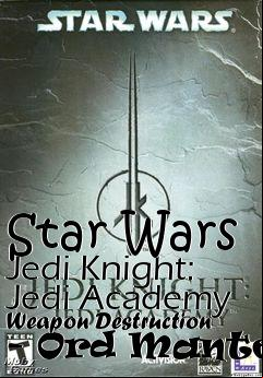 Box art for Star Wars Jedi Knight: Jedi Academy
