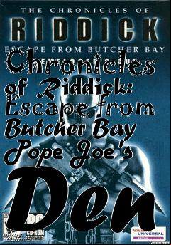 Box art for Chronicles of Riddick: Escape from Butcher Bay